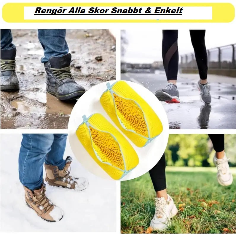 Hållbar Skotvätpåse med Dragkedja – Perfekt för Sneakers